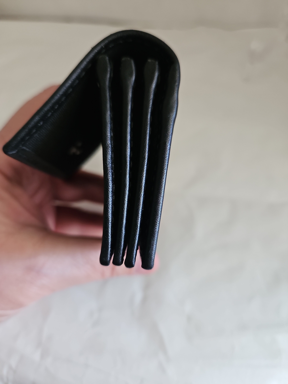 Coach Black Signature Card Case - Picture 2 of 6